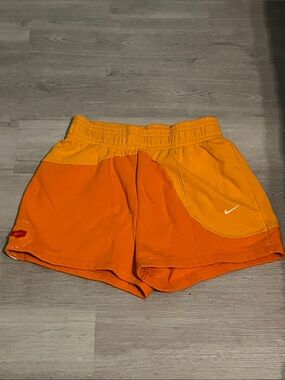 Nike Women’s Two-Tone Orange Athletic Shorts